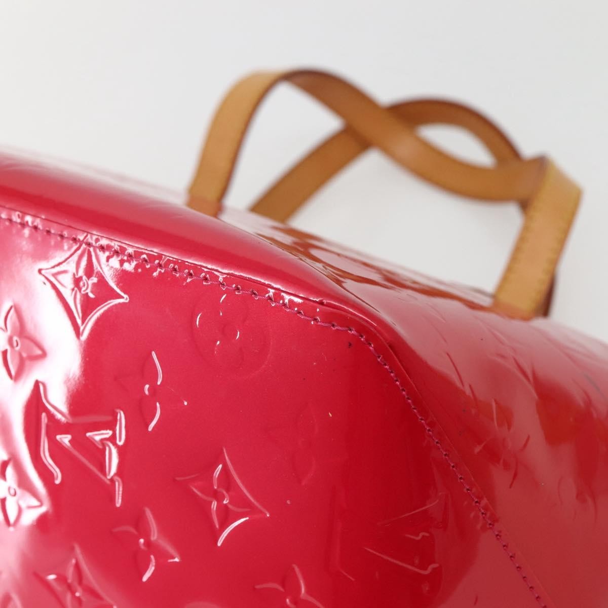 Louis Vuitton Bellevue Handbag Monogram Vernis, PINK, PATENT_LEATHER, Tote bag