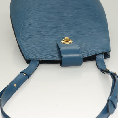 Louis Vuitton Cluny Shoulder Bag Epi Leather, BLUE, LEATHER, Shoulder bag