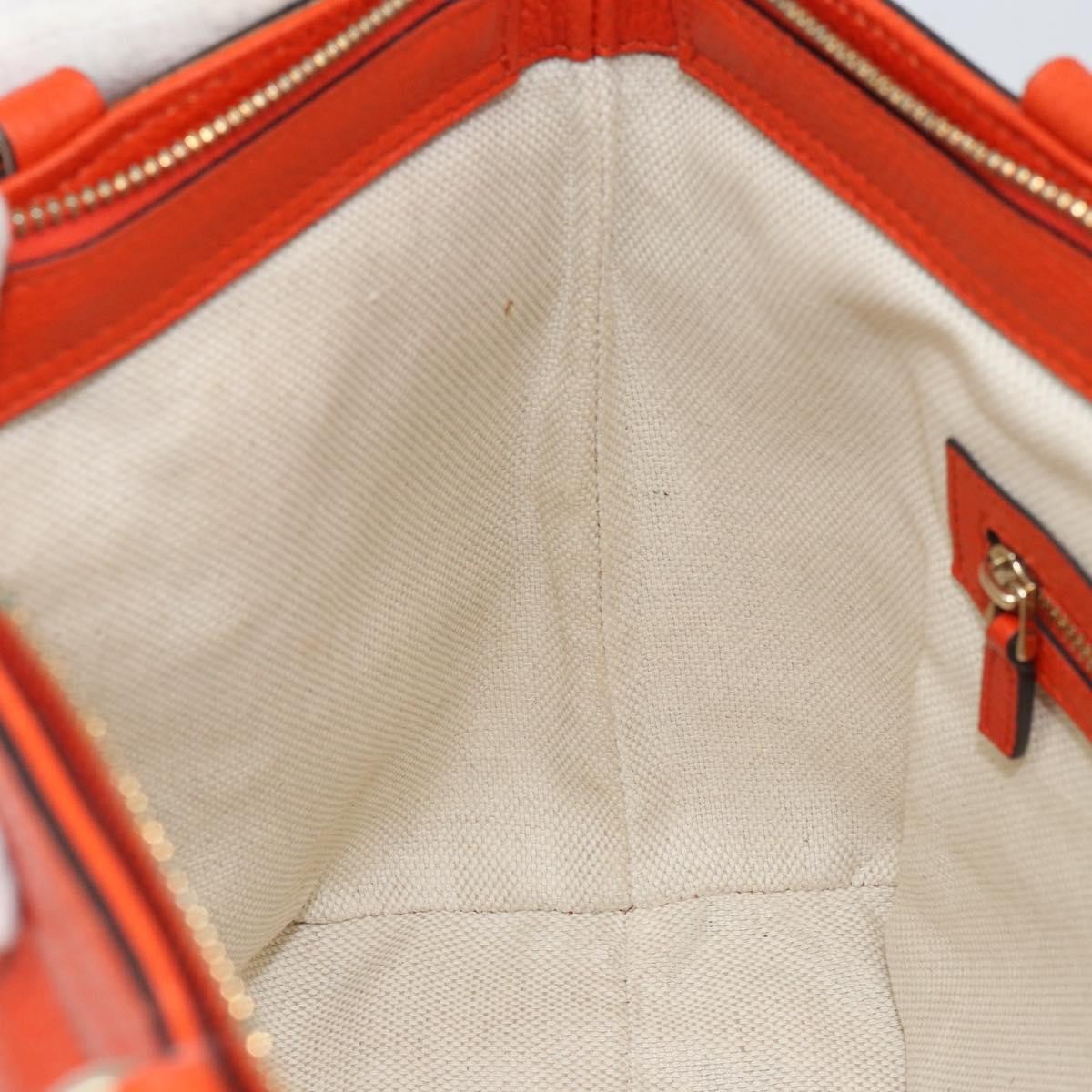 Gucci Soho Working Tote Leather, ORANGE, LEATHER, Handbag
