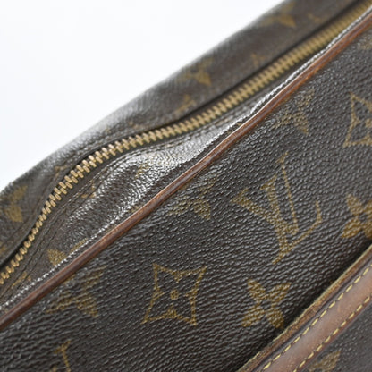Louis Vuitton Compiegne Canvas, BROWN, LEATHER, Clutche & pouche