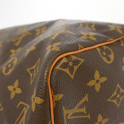 Louis Vuitton Speedy Handbag Monogram Canvas, Brown, Canvas, Handbag