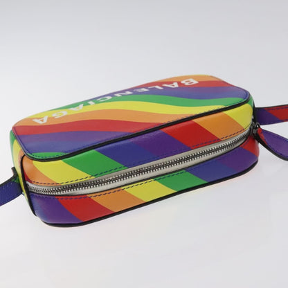 Balenciaga Everyday Camera Bag Printed Leather, MULTICOLOUR, LEATHER, Shoulder bag