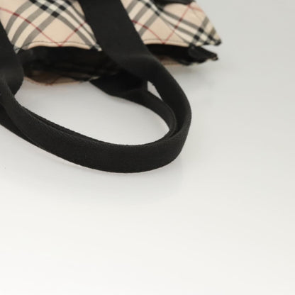 Burberry Nova Check Tote canvas check pattern, BLACK, CANVAS, Tote bag