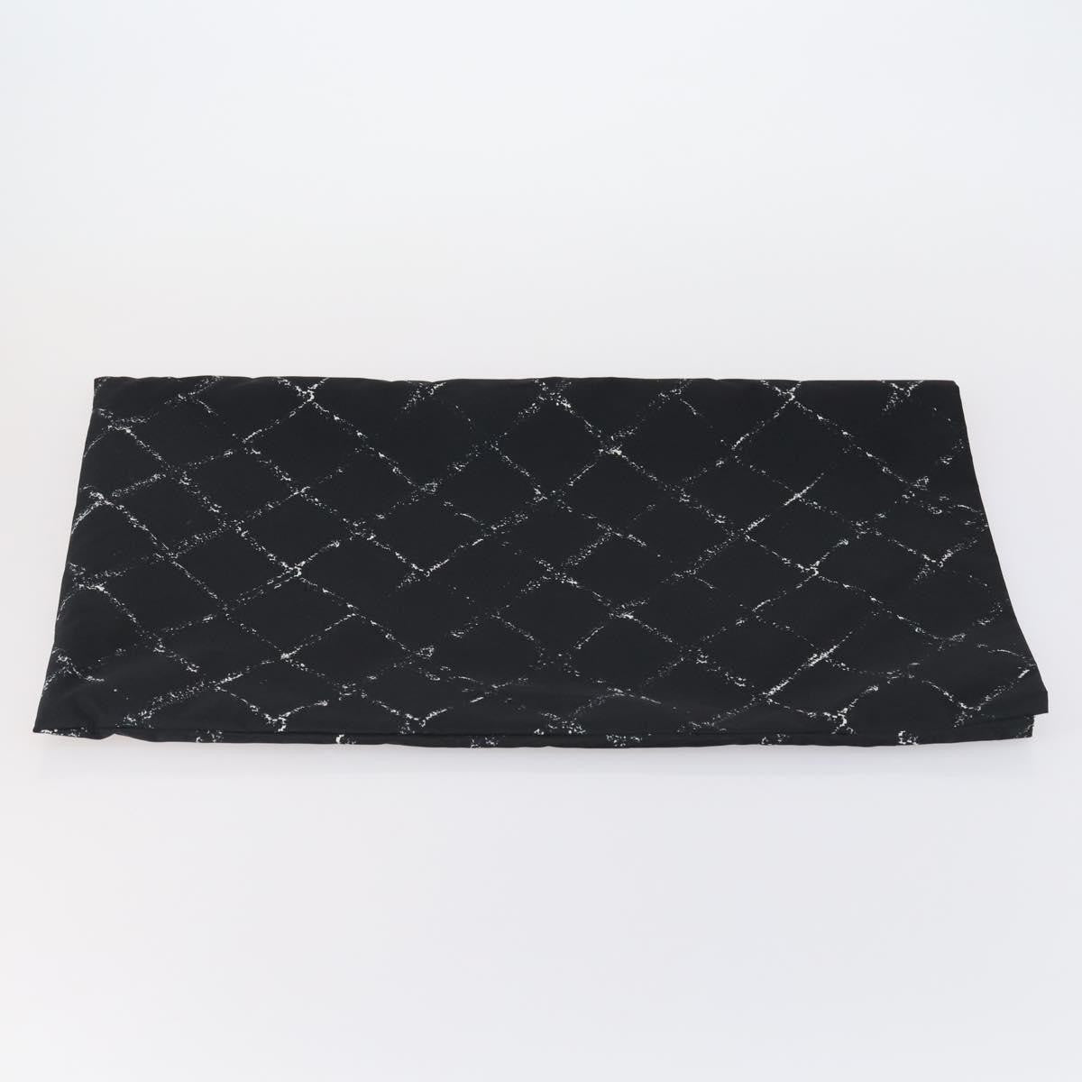 Chanel Travel Line Garment Bag Printed Nylon, BLACK, NYLON, Travel bag