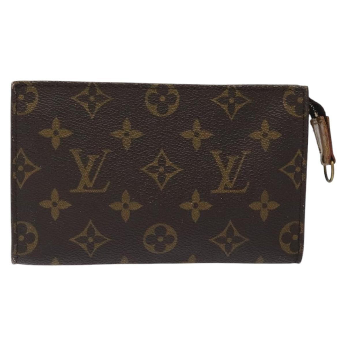 Louis Vuitton Pochette Accessoires Monogram Canvas, BROWN, CANVAS, Clutche & pouche