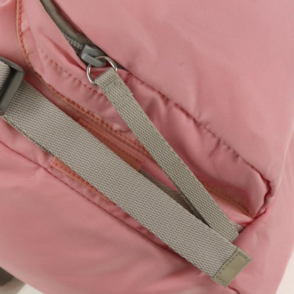 Prada Double Buckle Backpack Tessuto, Pink, Nylon, Backpack