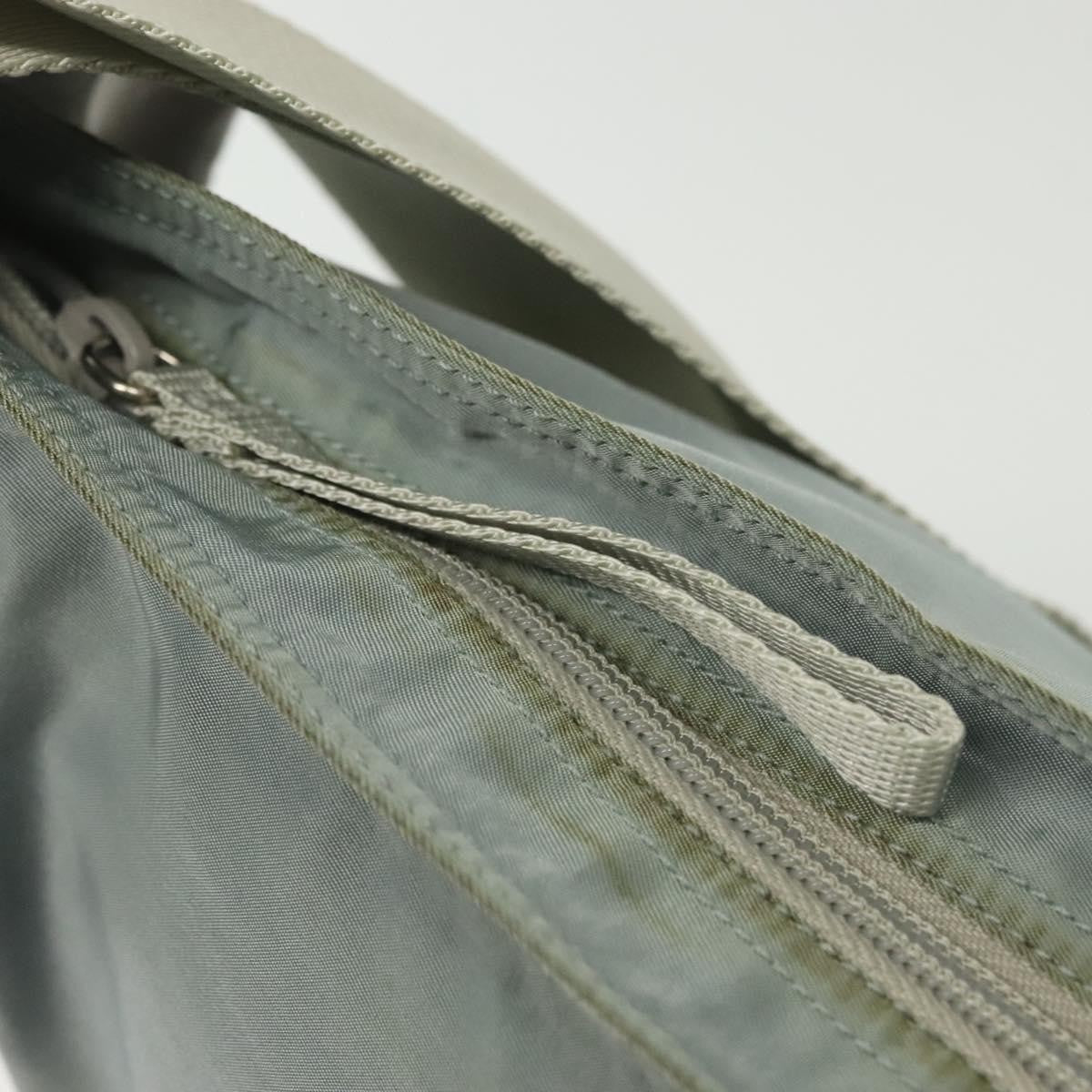 Prada Flat Messenger Bag Tessuto, BLUE, NYLON, Shoulder bag