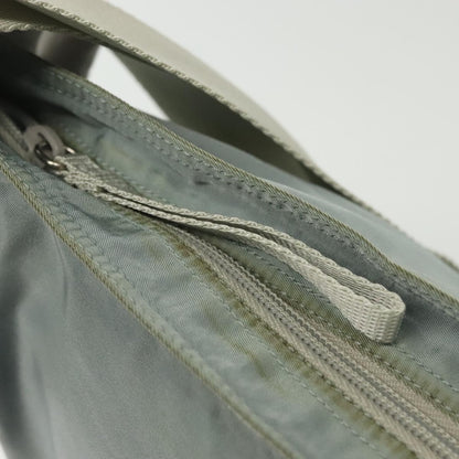 Prada Flat Messenger Bag Tessuto, BLUE, NYLON, Shoulder bag