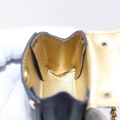 Salvatore Ferragamo Gancini Charm Convertible Shoulder Bag Leather, NAVY, LEATHER, Shoulder bag