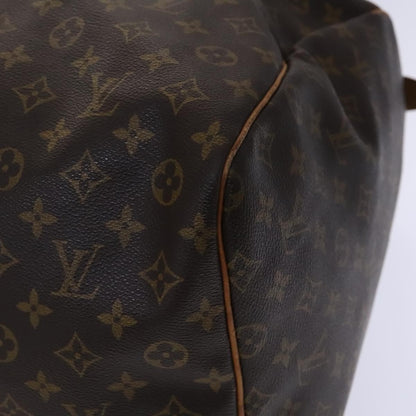 Louis Vuitton Keepall Bag Monogram Canvas, BROWN, CANVAS, Travel bag