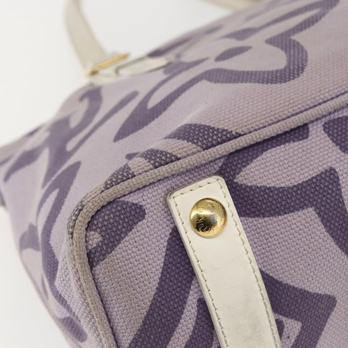 Louis Vuitton Tahitienne Cabas Canvas, PURPLE, CANVAS, Tote bag