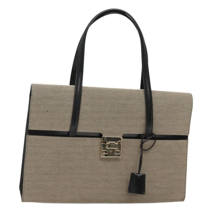 Gucci Lady Lock Handbag Canvas, BEIGE, CANVAS, Handbag