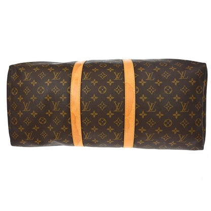 Louis Vuitton Keepall Bag Monogram Canvas, Brown, Canvas, Travel Bag