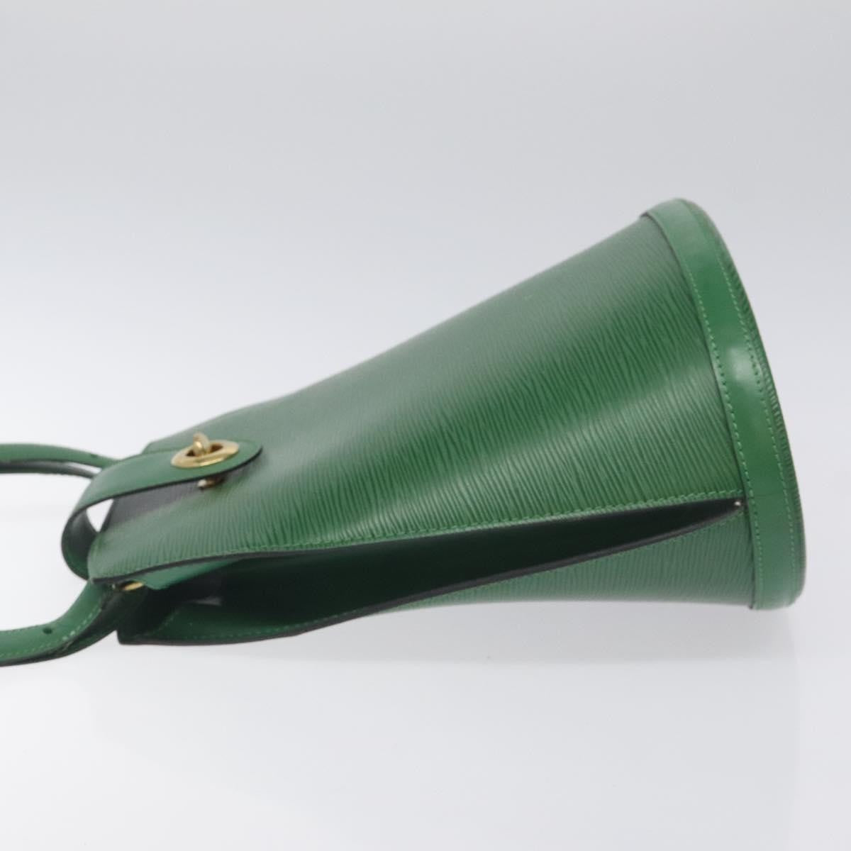 Louis Vuitton Cluny Shoulder Bag Epi Leather, GREEN, LEATHER, Shoulder bag