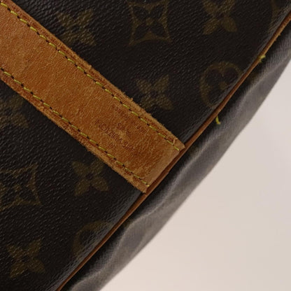 Louis Vuitton Keepall Bandouliere Bag Monogram Canvas, BROWN, CANVAS, Travel bag