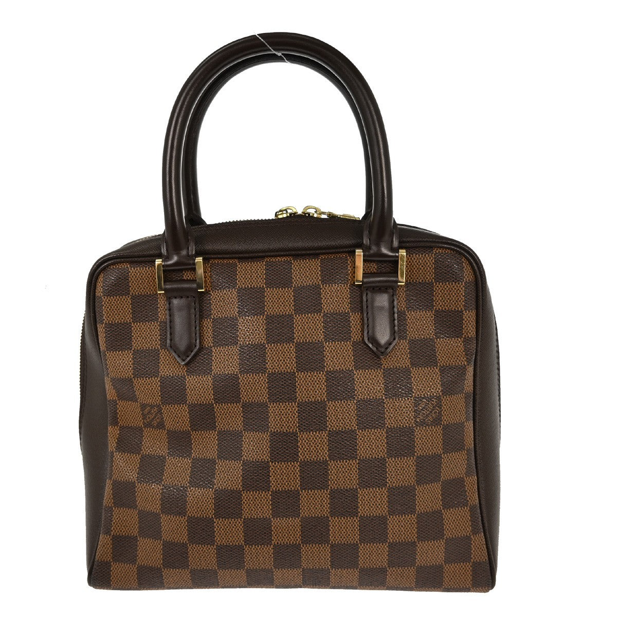 Louis Vuitton Brera Handbag Damier, BROWN, CANVAS, Handbag