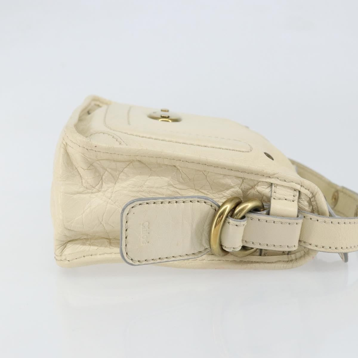 Chloe Vintage handbag Leather, WHITE, LEATHER, Handbag