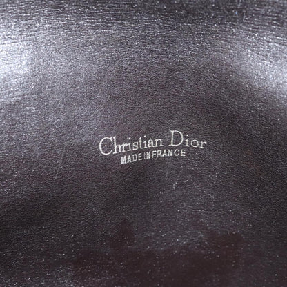 Christian Dior Vintage Trotter Flap Shoulder Bag Canvas, BROWN, CANVAS, Shoulder bag