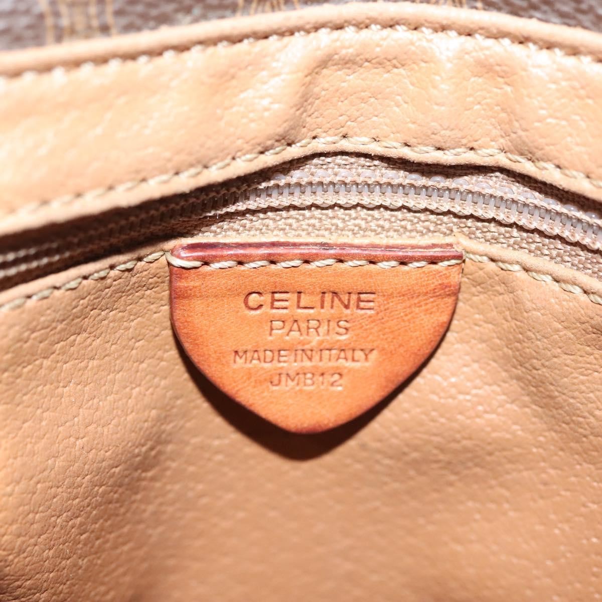 Celine Triomphe vintage handbag Macadam canvas, BROWN, CANVAS, Handbag