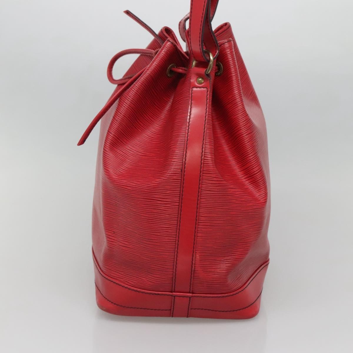 Louis Vuitton Noe Handbag Epi Leather, RED, LEATHER, Handbag