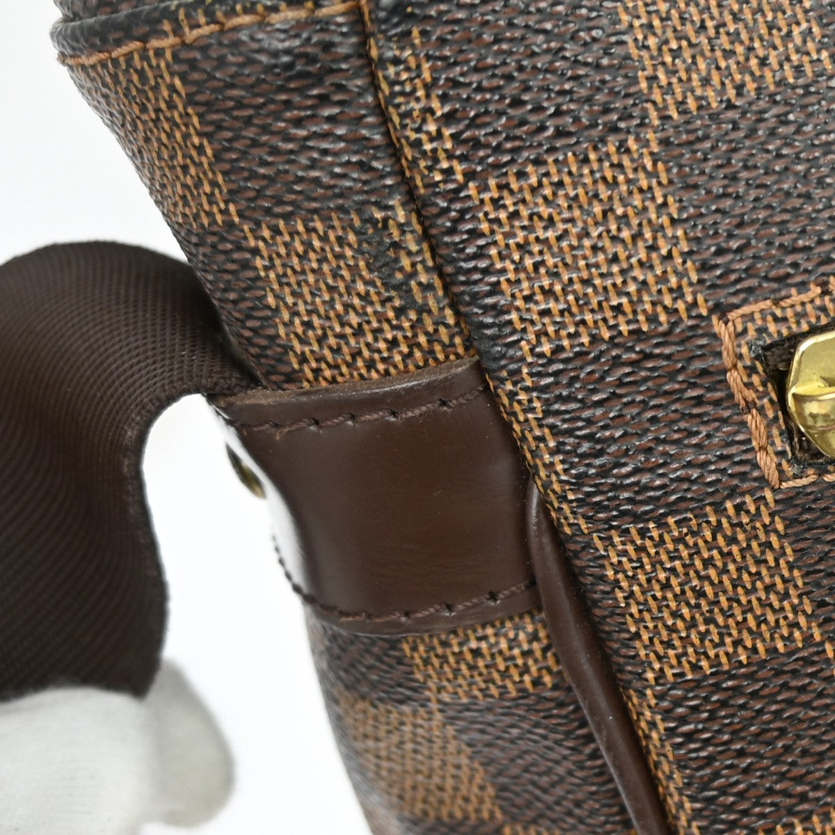 Louis Vuitton Melville Messenger Bag Damier, BROWN, CANVAS, Shoulder bag