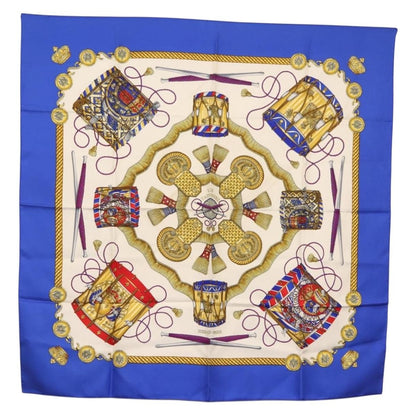 Hermes Carré 90 Silk multicolor, BLUE, SILK, Scarve & shawl