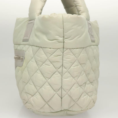 Chanel Coco Cocoon Reversible Tote Quilted Nylon, GRAY, NYLON, Tote bag