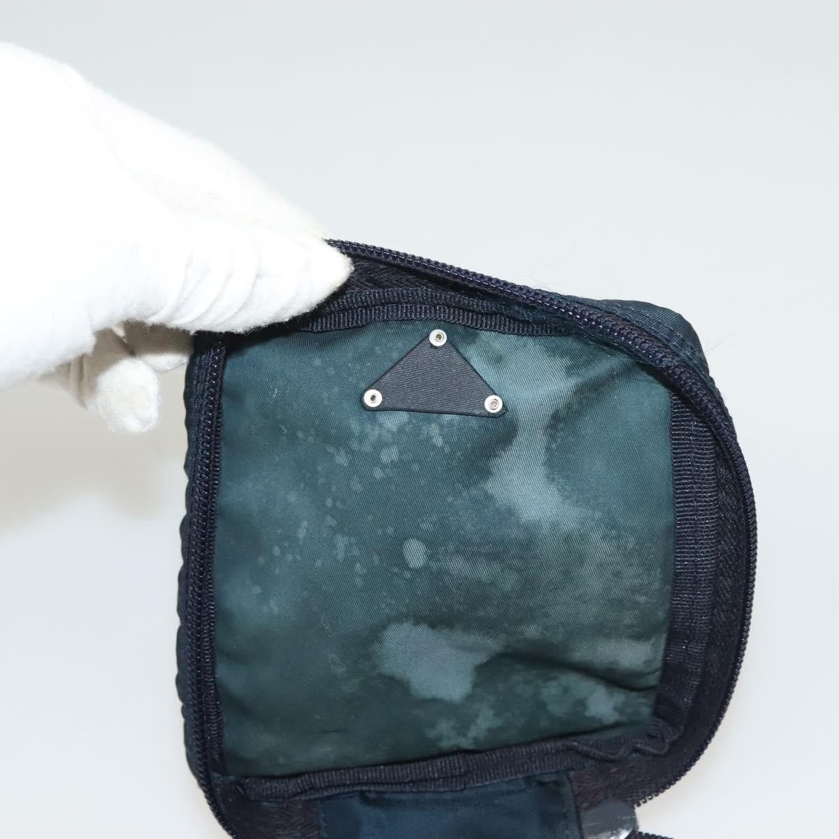 Prada Zip Around Toiletry Bag Tessuto, Navy, Nylon, Clutch