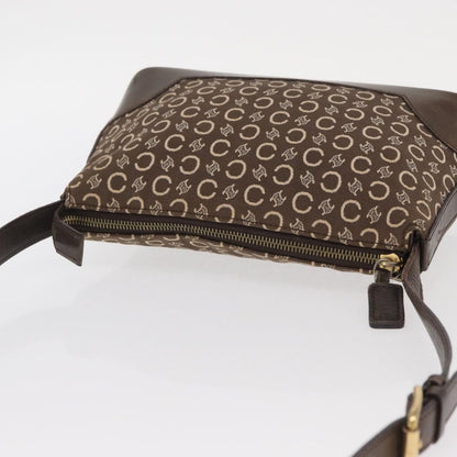 Celine C Macadam Shoulder bag Canvas, BROWN, CANVAS, Shoulder bag