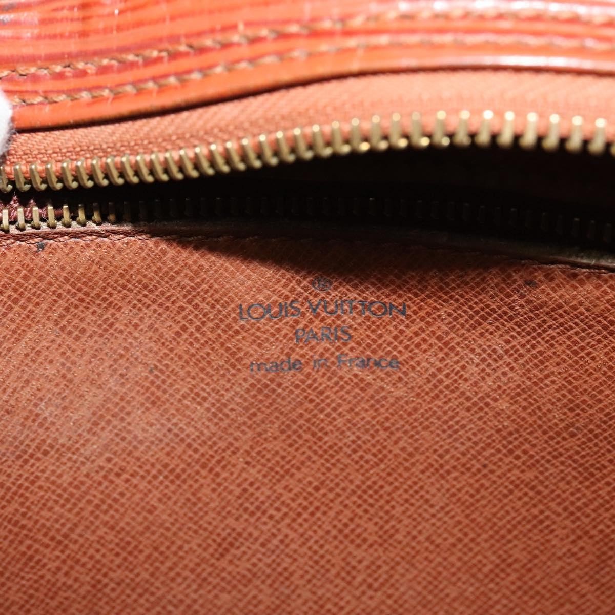 Louis Vuitton Jeune Fille Handbag Epi Leather, BROWN, LEATHER, Shoulder bag