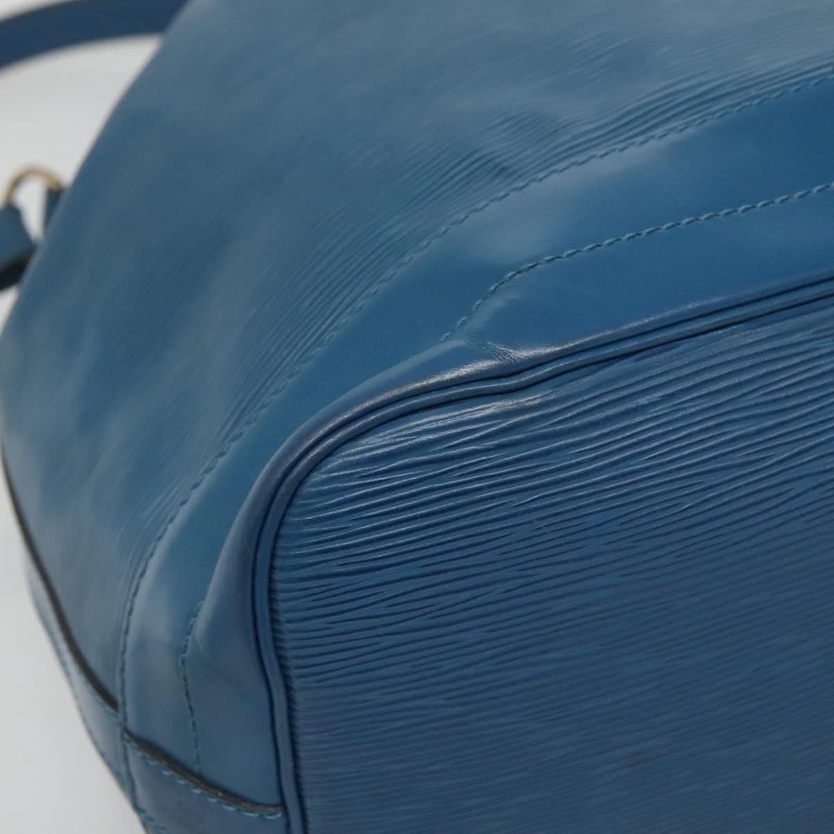 Louis Vuitton Noe Handbag Epi Leather, BLUE, LEATHER, Shoulder bag