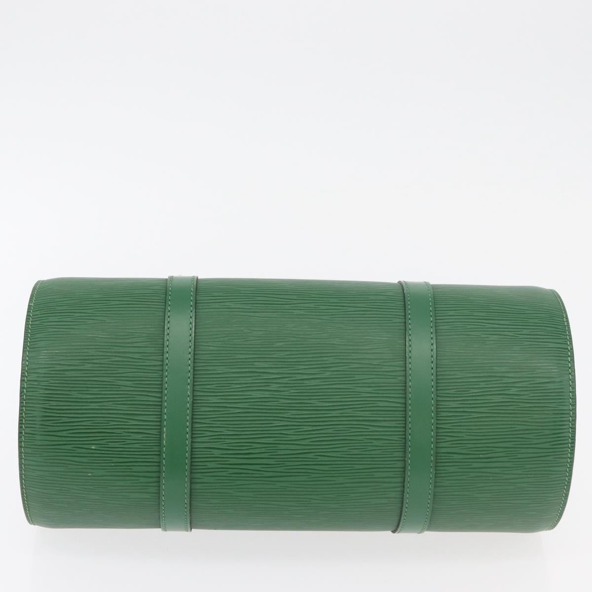 Louis Vuitton Soufflot Handbag Epi Leather, Green, Leather, Handbag