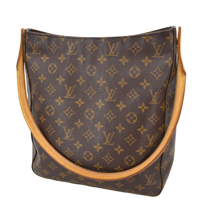 Louis Vuitton Monogram Looping Handbag Monogram Canvas, Brown, Canvas, Shoulder Bag