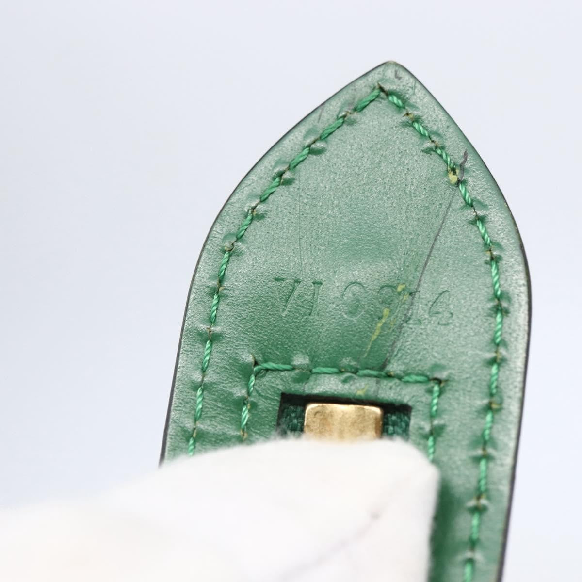 Louis Vuitton Saint Jacques Handbag Epi Leather, GREEN, LEATHER, Shoulder bag