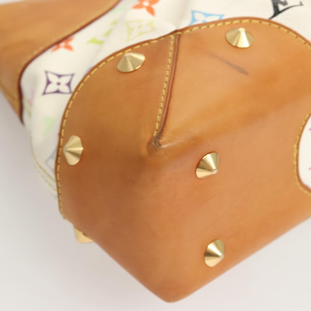 Louis Vuitton Judy Handbag Monogram Multicolor, WHITE, CANVAS, Handbag