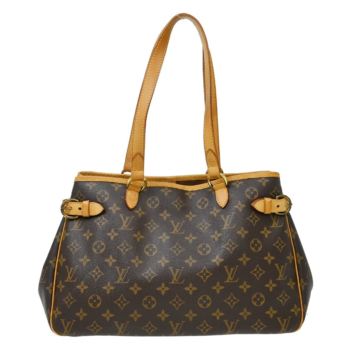 Louis Vuitton Batignolles Handbag Monogram Canvas, Brown, Canvas, Shoulder Bag