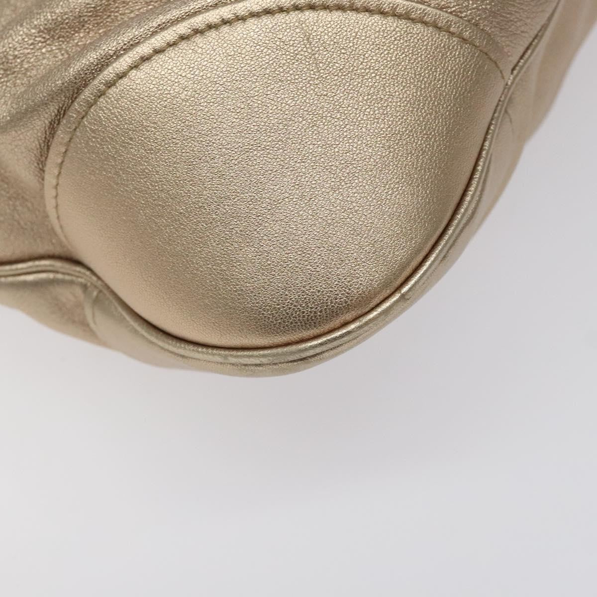 Salvatore Ferragamo Marisa Satchel Leather, GOLD, LEATHER, Handbag