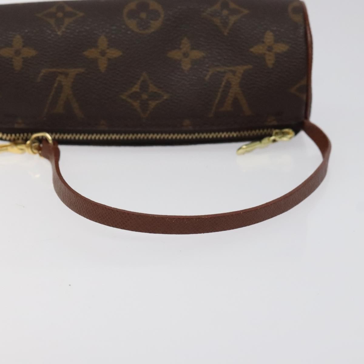 Louis Vuitton Papillon Pochette Monogram Canvas, BROWN, CANVAS, Handbag