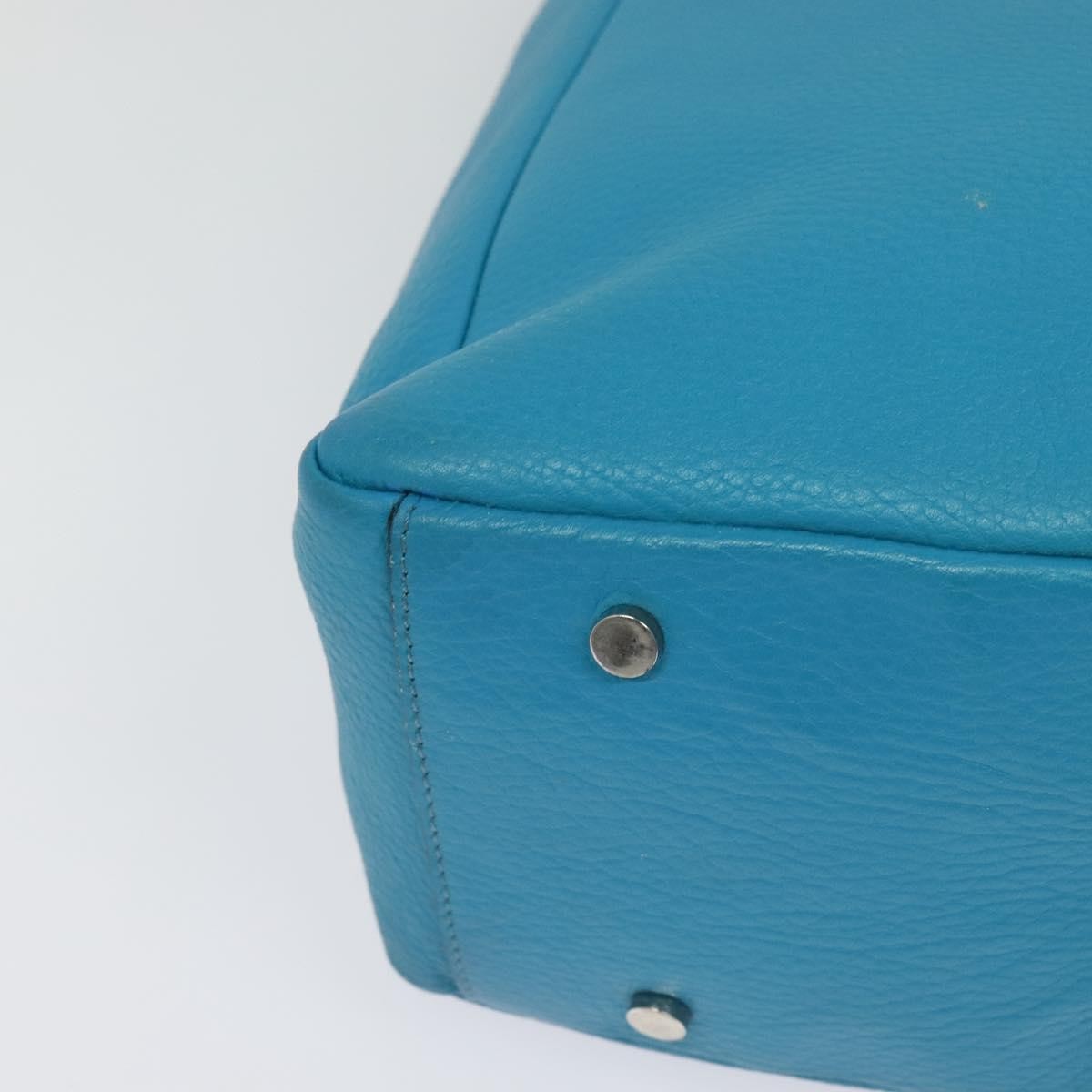 Burberry Vintage tote bag Leather, BLUE, LEATHER, Tote bag