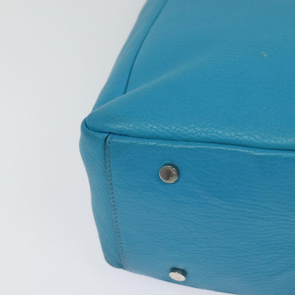 Burberry Vintage tote bag Leather, BLUE, LEATHER, Tote bag