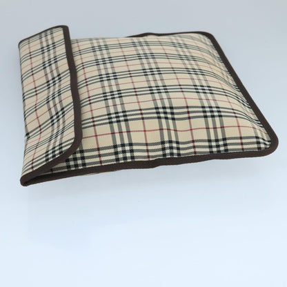 Burberry Nova Check Tote canvas check pattern, BEIGE, CANVAS, Clutche & pouche