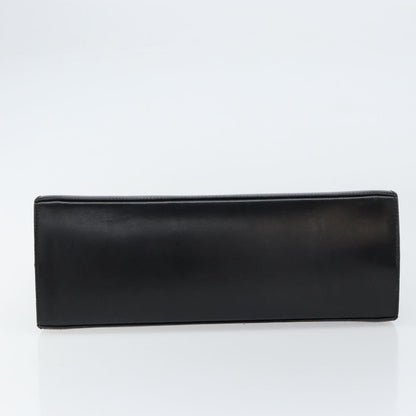 Salvatore Ferragamo Convertible Top Handle Bag Leather, BLACK, LEATHER, Handbag