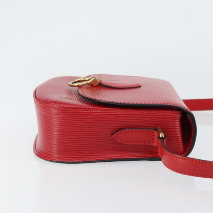 Louis Vuitton Saint Cloud Handbag Epi Leather, RED, LEATHER, Shoulder bag