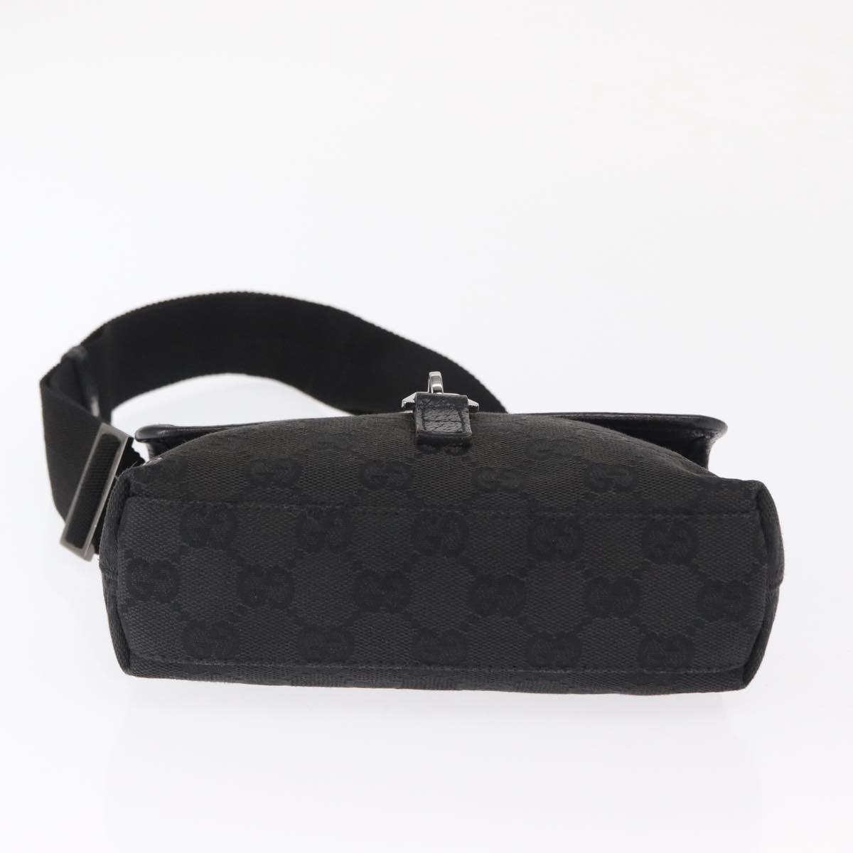 Gucci Vintage Jackie Waist Bag GG Canvas, BLACK, CANVAS, Shoulder bag
