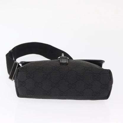 Gucci Vintage Jackie Waist Bag GG Canvas, BLACK, CANVAS, Shoulder bag