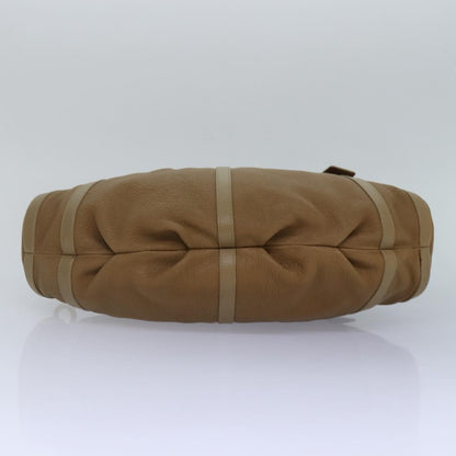 Bvlgari Doppio Handbag Leather, BROWN, LEATHER, Handbag