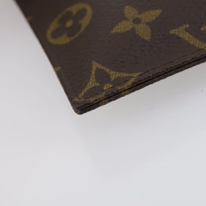 Louis Vuitton Pochette Secret Monogram canvas, BROWN, CANVAS, Clutche & pouche
