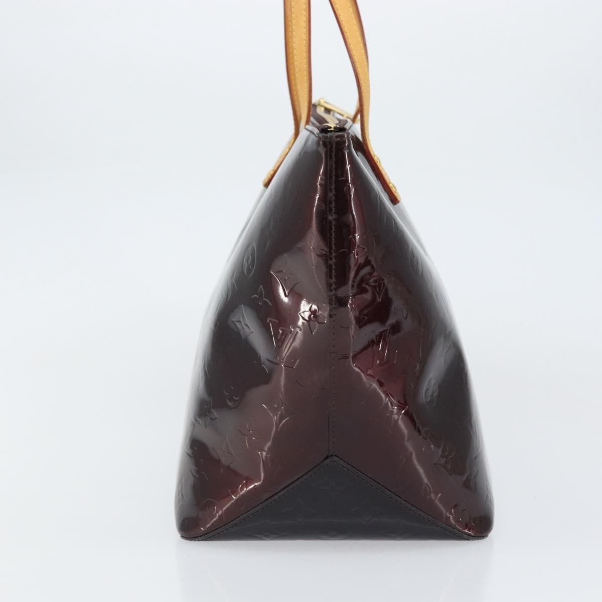 Louis Vuitton Bellevue Handbag Monogram Vernis, BROWN, PATENT_LEATHER, Tote bag