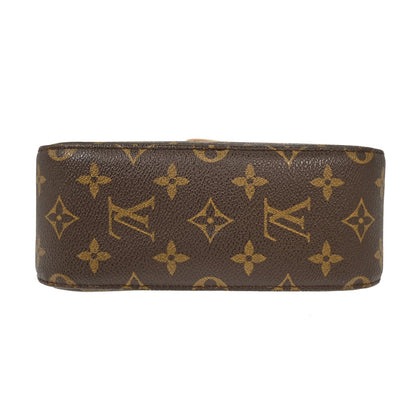 Louis Vuitton Spontini Handbag Monogram Canvas, BROWN, CANVAS, Handbag