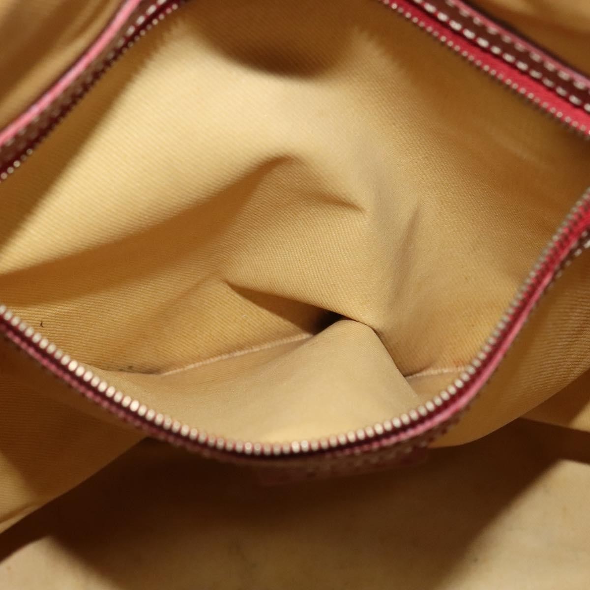 Celine Vintage Macadam Tote bag Canvas and Leather, BEIGE, CANVAS, Tote bag
